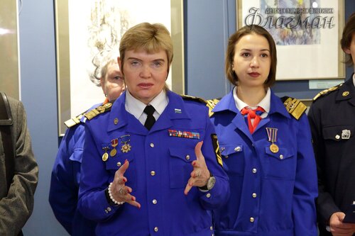 Открытие выставки работ  художника-иллюстратора Евгении Ивановны Стерлиговой YE1A0508